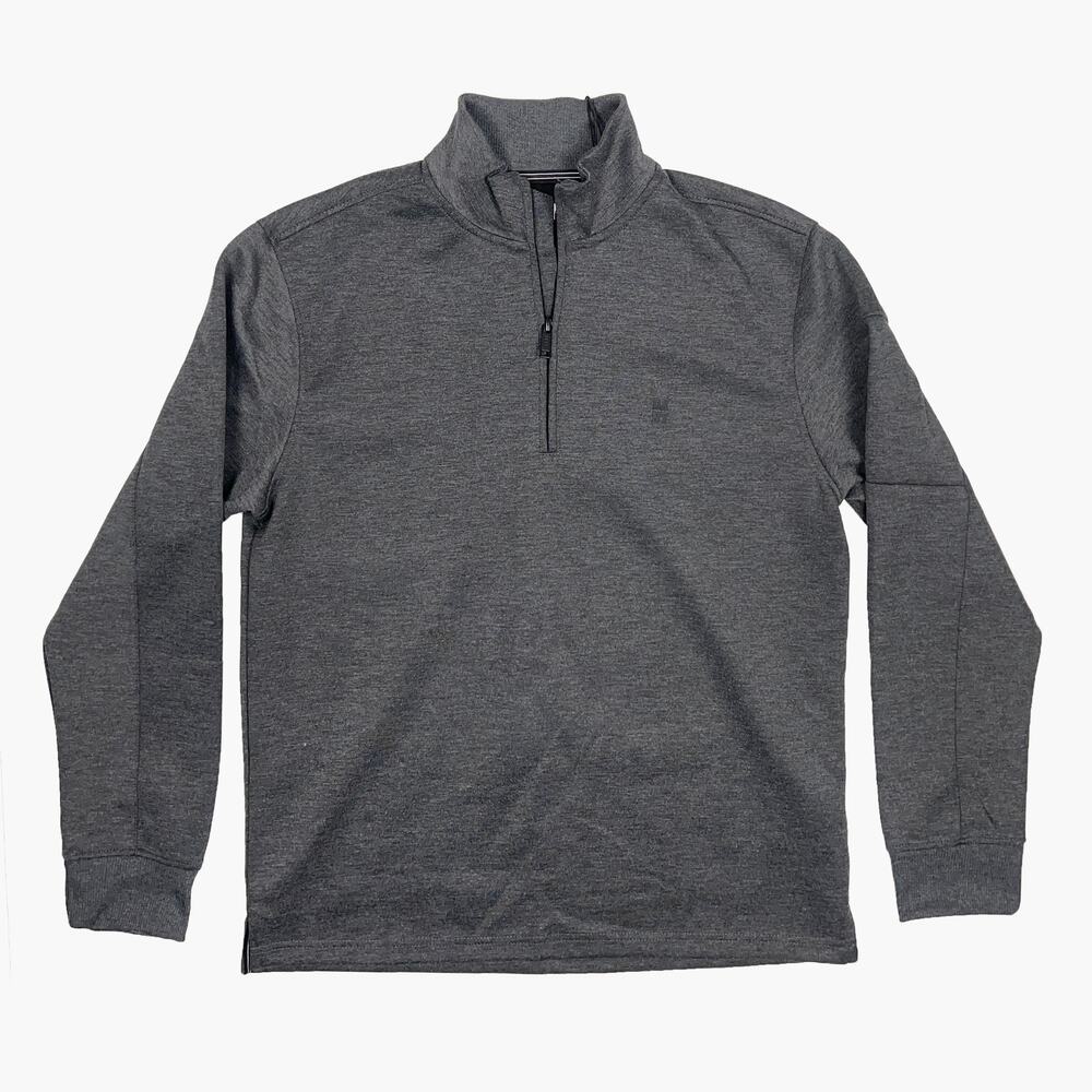NWT DKNY Stretch 1/4 Zip Pullover Sweatshirt (Charcoal Heather | Med)